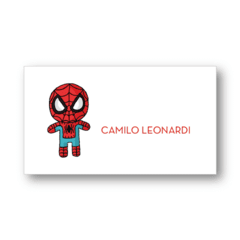 Spiderman Superhéroes - Tarjetas Infantiles - comprar online
