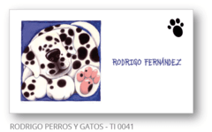 Rodrigo Perros y Gatos - Tarjetas Infantiles - comprar online