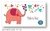 Elefante Love - Tarjetas Infantiles - comprar online