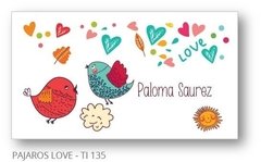 Pájaros Love - Tarjetas Infantiles - comprar online