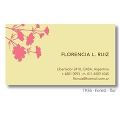 Forest Flor - Tarjetas Personales