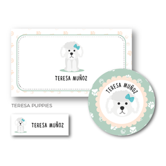 Teresa Puppies - Etiquetas Escolares