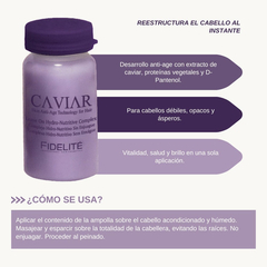 Ampolla Complejo Caviar Hidro-nutritivo X 12u 15ml Fidelite - comprar online