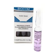 Ampolla Facial Ultra Hidratante Hialuronico 3x2 Ml - Biocom