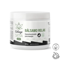 Crema Relax CB2 Sativa Masaje Descontracturante 500g Collage