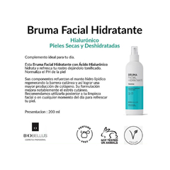 Bruma Facial Hidratante Hialuronico Vegan 200ml Biobellus - comprar online