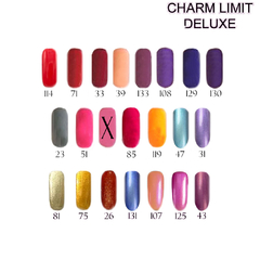 Kit 12 Esmaltes Semipermanentes Charm Limit + Removedor x250 - BM Distribuidora