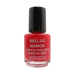 Esmalte Gel Sin Cabina Rojo Sangre N°121 x 14 ml - Bellas Manos