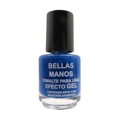 Esmalte Gel Sin Cabina Azul N°150 x 14 ml - Bellas Manos