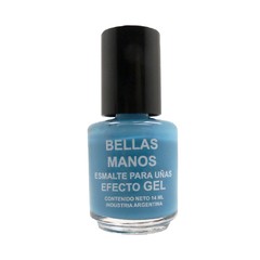 Esmalte Gel Sin Cabina Celeste N°155 x 14 ml - Bellas Manos