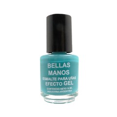 Esmalte Gel Sin Cabina Turquesa N°157 x 14 ml - Bellas Manos