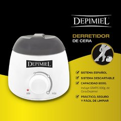 Kit Depilacion Fundidor + Cera Esp. Miel + Espatula Depimiel - tienda online