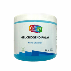 Gel Criogeno Polar X 500 Gr Mentol Eucalipto Collage