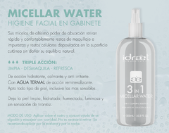 Agua Micelar 3 en 1 Limpia Desmaquilla Calma 500ml Idraet - comprar online