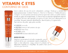 Gel Contorno Ojos Vitamin C Eyes 15gr Antioxidante Idraet - comprar online
