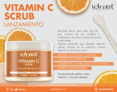 Vitamin C Scrub Exfoliante Facial Revitalizante 300g Idraet - comprar online