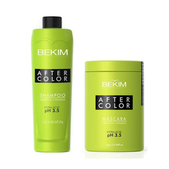 Bekim Color Shampoo 1.2lt + Mascara Acida 1kg Cabello Teñido