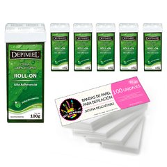 Kit 6 Roll On Aloe DEPIMIEL + Bandas Descartables x 100 Un - comprar online