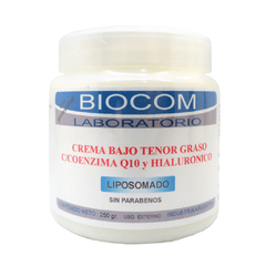 Crema Bajo Tenor Graso Hialuronico Liposomado x 250 Biocom