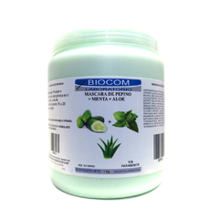 Mascara Aloe Pepino Menta Descongestiva X 1 Kg - Biocom - comprar online