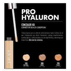 Pro Hyaluron Corrector Ojeras Alta Cobertura Natural Idraet - comprar online