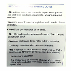 Ventosa Celulitis Cellu Copa Silicona +Aceite x250 Biobellus - BM Distribuidora