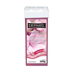 Cera Roll-on Descartable Suave Rosa Mosqueta x100g Depimiel