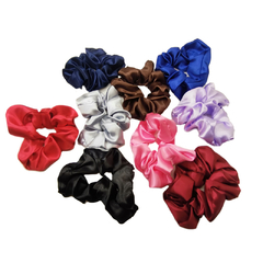 Scrunchie Antifrizz Saten Seda Colita de Pelo x 2 unidades