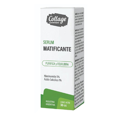 Serum Matificante Niacinamida 5% Salicilico 1% 30cc Collage