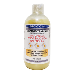 Shampoo Tratante P/ Cabello Graso X 250 Cc Caléndula Biocom - comprar online