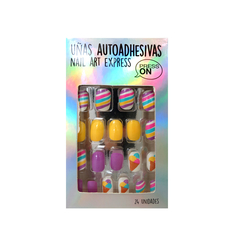 Uñas Press On Autoadhesivas Ice Cream Thelma&Louise