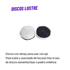 Kit Pedicuria Podologia Cuarzo Eje Discos Esmeril Separador - comprar online