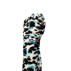Manoplas guantes sin dedos x par protectores para cabinas UV - Distribuidora Melange