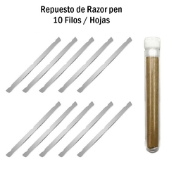 Repuesto filos/hojas Razor pen x 10 unid