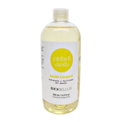 Aceite masajes jojoba y vainilla x 500 ml - Biobellus