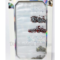 Blister decoracion de uñas 6 divisiones strass surtidos - comprar online