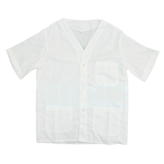 Chaqueta caballero con broches tela batista lisa blanca - art 220 - comprar online