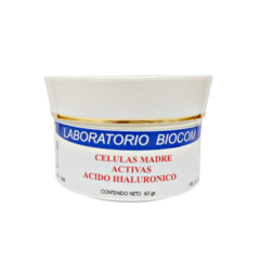 CREMA CELULAS MADRE ACTIVAS Y ACIDO HIALURONICO X 60 GR BIOCOM