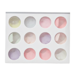 Polímeros de colores pastel con brillo neon en pote x 12 unid - comprar online