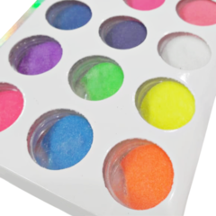 Deco uñas polvo arena azucar de colores en pote caja x 12 unid en internet