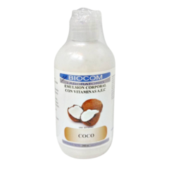 Emulsion corporal coco x 250 cc - Biocom