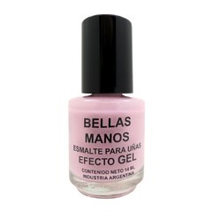 Esmalte Rosa claro Nº 129 Bellas manos efecto gel sin cabina x 14 ml