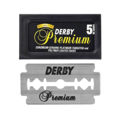 Hojas filos Derby premium x 5 unid - Repuesto navajin