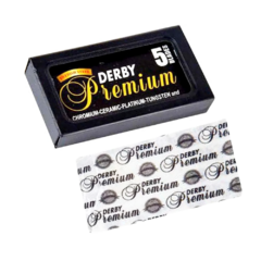 Hojas filos Derby premium x 5 unid - Repuesto navajin - comprar online