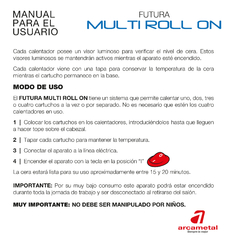 Futura multi roll on Arcametal para 4 cartuchos en internet