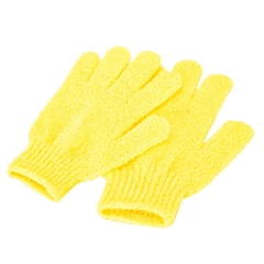 GUANTES EXFOLIANTES COLORES LISOS X PAR (G789) - comprar online