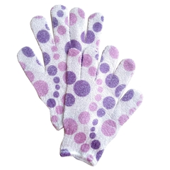 GUANTES EXFOLIANTES ESTAMPADOS X PAR (G790) - Distribuidora Melange