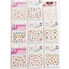 Stickers autoadhesivos de uñas en blister x 1 unid - Distribuidora Melange