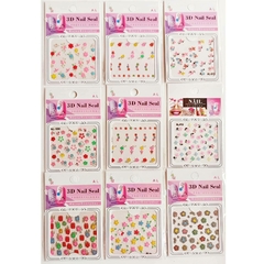 Stickers autoadhesivos de uñas en blister x 1 unid - tienda online