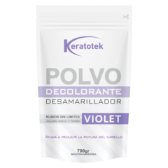 Polvo decolorante desamarillador Keratotek Violet x 700 gr Doypack
